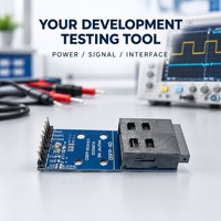 Kit de développement de carte de test d'alimentation OSFP-XD 3.3V DC 2A I2C pour le débogage de mise sous tension des modules optiques 1600G sur le banc de travail R&D