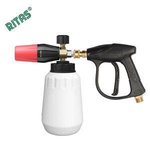 Lanza de Espuma para Lavado de Autos Ritas de 1L, Cañón de Espuma de Alta Presión con Conector Rápido de <span class=keywords><strong>1</strong></span>/4" y Boquilla Ajustable - Product Image 1