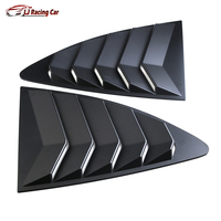Accessoires de style de voiture ABS fibre de carbone fenêtre arrière persienne évent Scoop couverture garniture stores triangulaire pour Subaru BRZ 2012 +