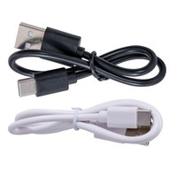 Câble USB-C tressé en PVC durable de 30 cm, chargeur rapide de haute qualité, compatibilité universelle pour ordinateur et écouteurs, alimentation portable, garantie 12 mois