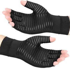 1 Pair Spandex Half Finger Breathable Winter Non-Slip Silicone Sport Gloves for Cycling Driving Home Use - Product Image 1