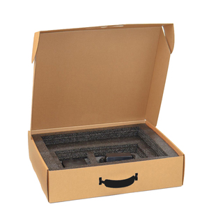 Nâu sóng giấy bưu phẩm máy bay Hộp Tùy chỉnh máy tính để bàn máy tính các tông đóng gói cho người tiêu dùng điện tử vận chuyển bao bì - Product Image 1