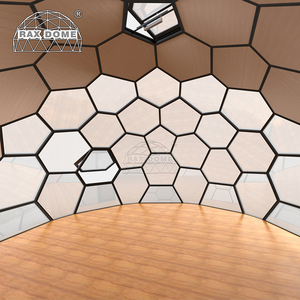 RAXDOME Domo Geodésico <span class=keywords><strong>de</strong></span> Cristal <span class=keywords><strong>de</strong></span> Panal <span class=keywords><strong>de</strong></span> Abeja <span class=keywords><strong>de</strong></span> 7M para Retiro y Campamento con Cristal Espejo - Product Image 5