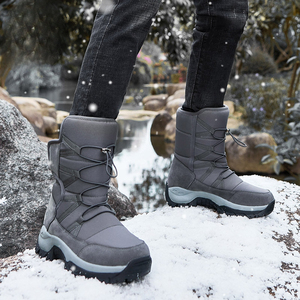 <span class=keywords><strong>Bottes</strong></span> de neige en fourrure chaudes d'extérieur pour hommes chaussures mi-longues en coton chaussures de neige pour femmes à la mode <span class=keywords><strong>meilleures</strong></span> ventes pour l'<span class=keywords><strong>hiver</strong></span> - Product Image 6