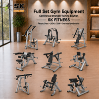 Máquinas de fuerza con sistema de pin SK, juego completo de equipos de gimnasio comerciales para centros de fitness, clubes, hoteles, venta al por mayor