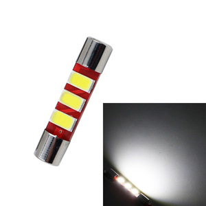 Car <b>vanity</b> mirror <b>light</b> T6 3SMD 5730 29mm flat top double tip B6 roof <b>light</b> fuse <b>light</b> - Product Image 3