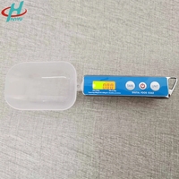 Cuillère-balance de cuisine électronique numérique à double plage en acier inoxydable 1 kg 100 g/0,01 g-500 g/0,1 g