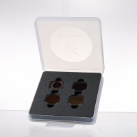 Accessoires pour caméra d'action et de sport K&F Concept, kit de 4 filtres ND16 ND64 ND256 ND CPL compatibles avec Insta360 Luna Pro
