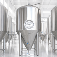 Fermenteur conique en acier inoxydable pour la brasserie artisanale, réservoir de fermentation pour brasserie artisanale