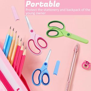 Industrial Grade <b>Left</b>-<b>Handed</b> Stainless Steel <b>Scissors</b> Small Handmade Student and Children's <b>Scissors</b> with Sleeved Head - Product Image 2