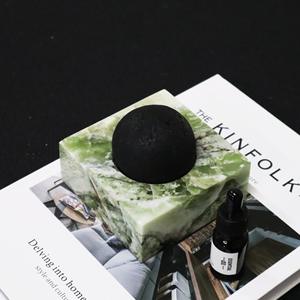 Bola de mármol natural verde <span class=keywords><strong>chino</strong></span> moderno, difusor de aromaterapia, decoración de Arte de gama alta, decoración del hogar, adorno de <span class=keywords><strong>restaurante</strong></span> de Hotel - Product Image 1