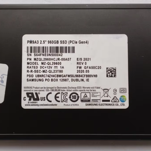 For PM9A3 960G MZQL2960HCJR-00A07 U2 NVME PCI-E <b>Internal</b> New Server Solid State <b>Drive</b> - Product Image 1