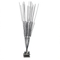 Griffes anti-oiseaux en acier galvanisé pour lignes aériennes, légères, à fixation par boulons, montage par serrage, haute tension