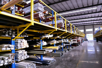 Étagère Cantilever Double Face Robuste en Acier pour Stockage Industriel en Entrepôt – Idéale pour le Stockage de Produits Allongés