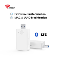 Escáner de Balizas BLE, Receptor iBeacon Inalámbrico, Programable, Puerta de Enlace USB MQTT, Puerta de Enlace IoT Inalámbrica 4G LTE BLE 5.0 Bluetooth