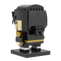 MOC7875 Cantante Estadounidense, 154 Piezas, Ladrillos de Construcción de Plástico para Armar, Cantante, Bailarín, Artista, Filantropo, Músico
