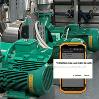 Instrumento de Medición de Temperatura y Vibración Inalámbrico LoRa para Equipos Industriales, Sensor de Vibración de 3 Ejes, Rosca M8, JWM WM-5000D09