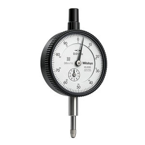 Indicateur de cadran de type ISO métrique Mitutoyo série 2046A, plage de 0 à 10 mm, précision de 0,01 mm, type standard avec dos à languette - Product Image 3