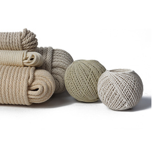 Vật liệu tự nhiên bông 3 sợi dây thừng xoắn tùy chỉnh đường kính tự nhiên bông sợi dây thừng - Product Image 6