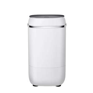 XIAOYA JINAN-lavadora eléctrica <span class=keywords><strong>de</strong></span> plástico para el hogar, cubo portátil <span class=keywords><strong>de</strong></span> alta calidad para zapatos o <span class=keywords><strong>ropa</strong></span>, color blanco, 4,5 KG - Product Image 4