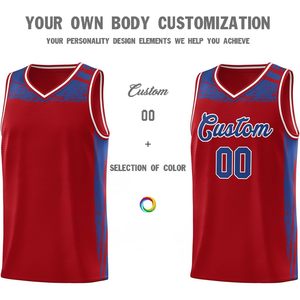 Camiseta de baloncesto personalizada para hombre, uniforme transpirable sublimado con cuello en V y número de nombre del equipo personalizado para entrenamiento - Product Image 3