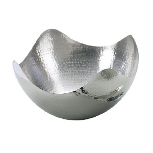 Bol de service en métal poli robuste grande pièce maîtresse d'affichage de fruits pour les fêtes ustensiles de cuisine tasses de service domestiques - Product Image 1