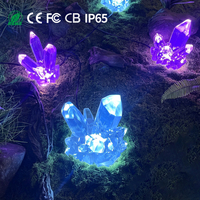 Luces LED de Cristal para Jardín, IP65 Impermeables, DC24V, Estilo Postmoderno Simple, para Parques, Jardines y Paisajes