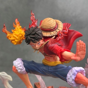 Figurine Luffy en PVC <span class=keywords><strong>de</strong></span> 17 cm <span class=keywords><strong>avec</strong></span> <span class=keywords><strong>chapeau</strong></span> <span class=keywords><strong>de</strong></span> <span class=keywords><strong>paille</strong></span>, grande taille, cadeau idéal pour les collectionneurs <span class=keywords><strong>de</strong></span> mangas, jouet pour l'affichage sur étagère ou en vitrine, décoration. - Product Image 5