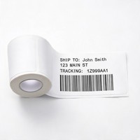 Etiquetas Térmicas Directas de Alta Resistencia, Libres de BPA, 4x6 3x2 Pulgadas, Adhesivo Extra Fuerte, Resistentes al Aceite, para Uso Logístico Industrial