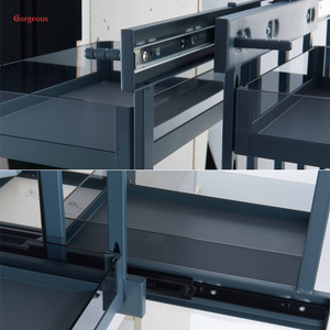 Système d'organisation modulaire pour <span class=keywords><strong>garde</strong></span>-<span class=keywords><strong>manger</strong></span>, accessoires de rangement pour armoires de cuisine, paniers et tiroirs de cuisine modernes, OEM ODM - Product Image 3