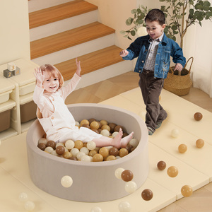 <span class=keywords><strong>Piscine</strong></span> à balles ronde personnalisée pour enfants, jeu d'intérieur pour bébés - Product Image 2