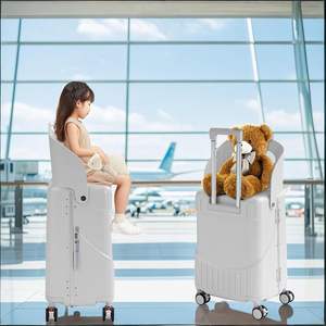 Matériel PC portable 20/22/24 pouces <span class=keywords><strong>valise</strong></span> d'embarquement <span class=keywords><strong>valise</strong></span> à roulettes parent-enfant <span class=keywords><strong>avec</strong></span> bagages de transport et siège bébé pour voyage - Product Image 4