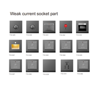 Écran tactile PC modulaire de haute qualité, librement combinable, 86 mm, Smart Life, interrupteur WIFI 4 voies, interrupteur mural EU, prise intelligente pour la maison intelligente