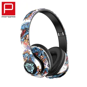 Over Ear Wireless Headset LED Light Sports Headphone Protection Recahargeable Batteries Safety Foldable Headset Gaming 3.5 Jack