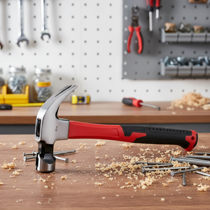 Industrial Grade Claw Hammer High Quality Octagonal <b>Builder</b>,s Big Hammer with Fiberglass Hickory Handle - Product Image 4