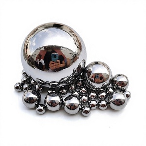 Bolas de Acero Inoxidable Sólidas Grandes <span class=keywords><strong>AISI201</strong></span> SUS304 de Bajo Precio, de 40 mm a 55 mm, para Ejercicios de Manos y Fitness - Product Image 1