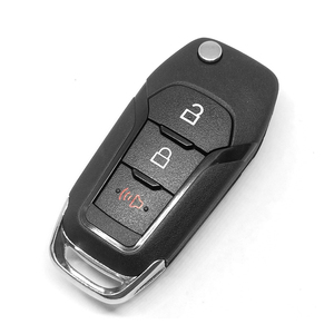 Ban đầu f-ord 2 + 1 nút lật gấp xe từ xa Vỏ chìa khóa Trường hợp với hu101 lưỡi chìa khóa mà không có logo - Product Image 1