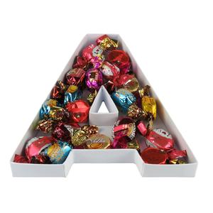 Boîte cadeau en carton en forme de lettre de l'alphabet pour la fête des pères, remplissable de bonbons au chocolat sucrés - Product Image 4