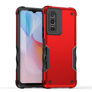 เคสเกราะแบบแข็ง PC TPU กันกระแทกสีตัดกันสำหรับ <span class=keywords><strong>VIVO</strong></span> <span class=keywords><strong>V25</strong></span> <span class=keywords><strong>Pro</strong></span> <span class=keywords><strong>5G</strong></span> S15 <span class=keywords><strong>Pro</strong></span> Y91 Y95 Y02 4G - Product Image 3