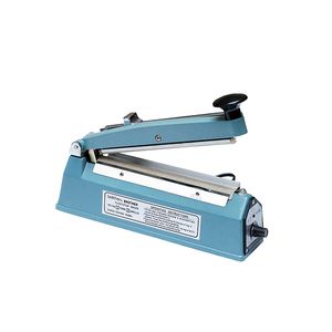 Semi Automatic Portable Hand Type Manual Plastic Bag Film Heat Impulse Sealer With Cutter