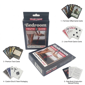 Stampa Personalizzata di Carte da Gioco, Produttore di Carte per Giochi di <span class=keywords><strong>Trivia</strong></span> e Bevute, Carte per Giochi da Tavolo OEM - Product Image 2
