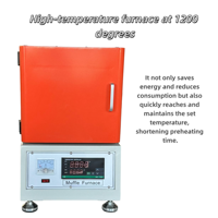 Economic Choice Lab Degree Heating Equipment Electric Muffle Oven for Melting 1 Year Warranty