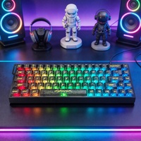 Cyberpunk Forged Carbon-Fiber-Pattern Model Keycap Made China Blister-Packed Cross-Border Bestseller English Japanese Russian
