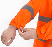 Imperméable de sécurité extérieur pour une personne pour adultes Vêtements de pluie réfléchissants en polyester imperméable pour la moto Autres vêtements d'extérieur
