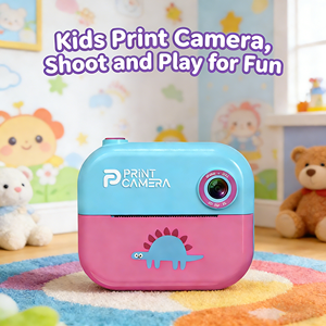 Appareil photo instantané pour enfants, impression thermique, sortie photo en <span class=keywords><strong>3</strong></span> secondes, double objectif avant et arrière, filtre amusant, jeu de puzzle, cadeau créatif, jouet - Product Image 3