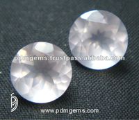 GEMFORTE INC Lot de pierres précieuses naturelles en quartz rose, forme ovale 5x3MM, taille facetée, pierres de quartz calibrées