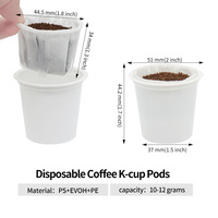 Großhandel Maßgefertigte Leere K-Cup Espresso-Kaffeekapseln Einweg-K-Cups Kaffeepads mit Deckeln für Kaffee und Tee