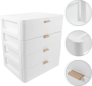 Cajones de Almacenamiento de Plástico Modernos y de Lujo con Diseño Moldeado por Inyección para la Organización de la Sala de Estar, Contenedores de Almacenamiento Ecológicos - Product Image 5