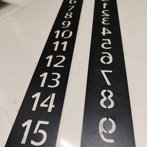 Pochoirs en métal pour chiffres 0-9, modèles réutilisables, kit de pochoirs pour lettres, pour la peinture par pulvérisation d'équipements - Product Image 3