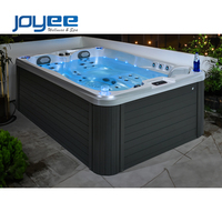 JOYEE 3 personnes nouveau design bagno usage domestique hydromassage jakuzi intérieur petite baignoire yacuzzi baignoire baignoire balneo baignoires jakuzzy